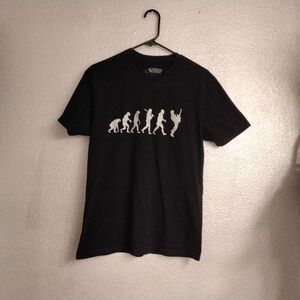 Black Evolve  T-Shirt   Size M
